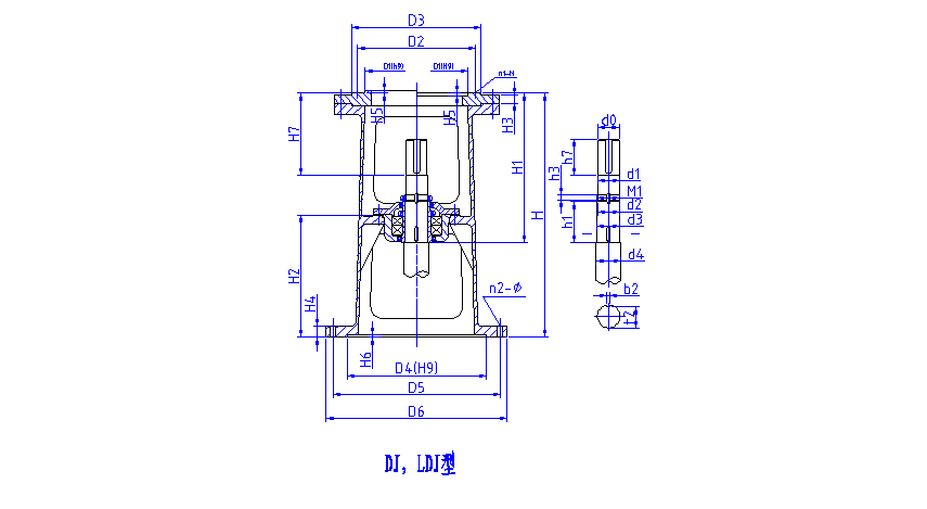 DJ,LDJ型減速機機架 DJ,LDJ型減速機機架設(shè)計圖