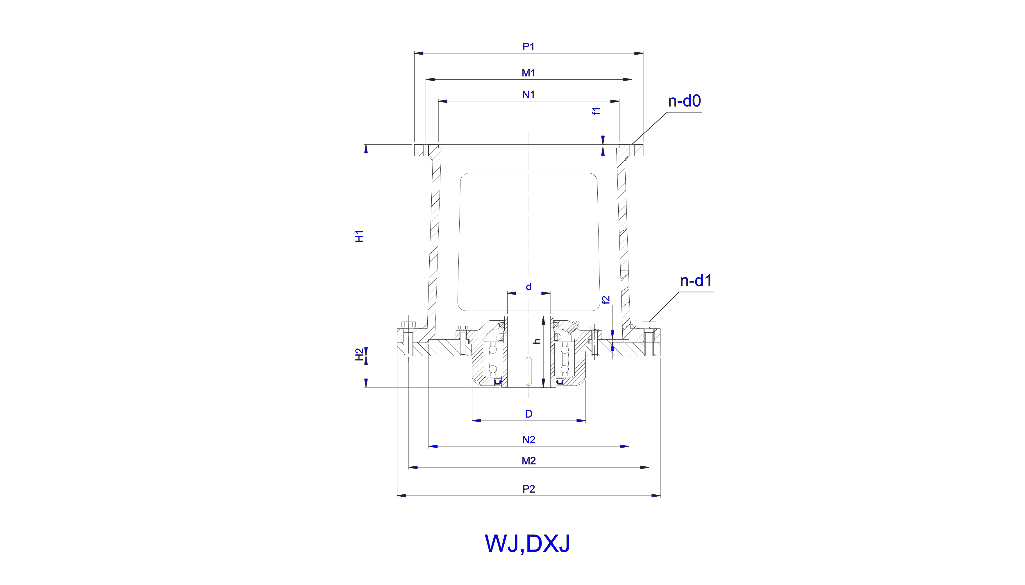 DXJ,WJ高抗振攪拌機(jī)機(jī)架 DXJ,WJ高抗振攪拌機(jī)機(jī)架設(shè)計(jì)圖