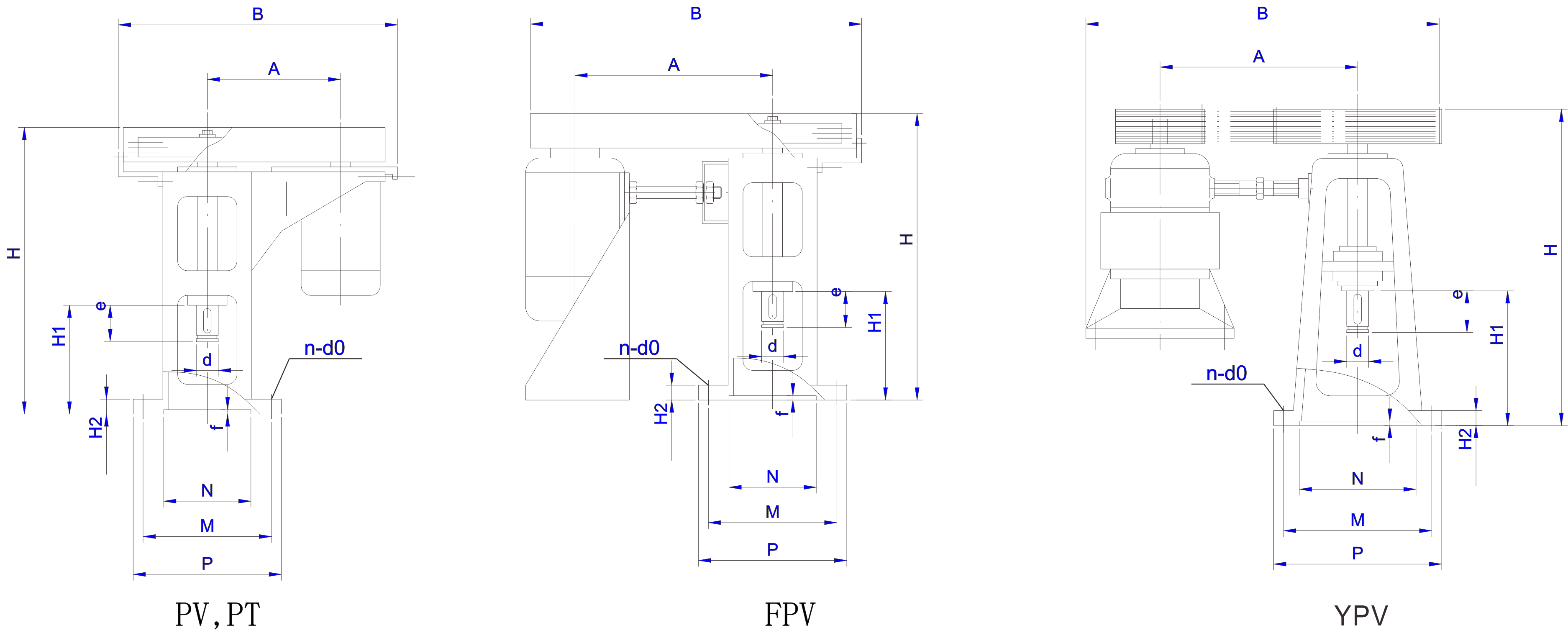 P系列皮帶傳動減速機 P系列皮帶傳動減速機設計圖
